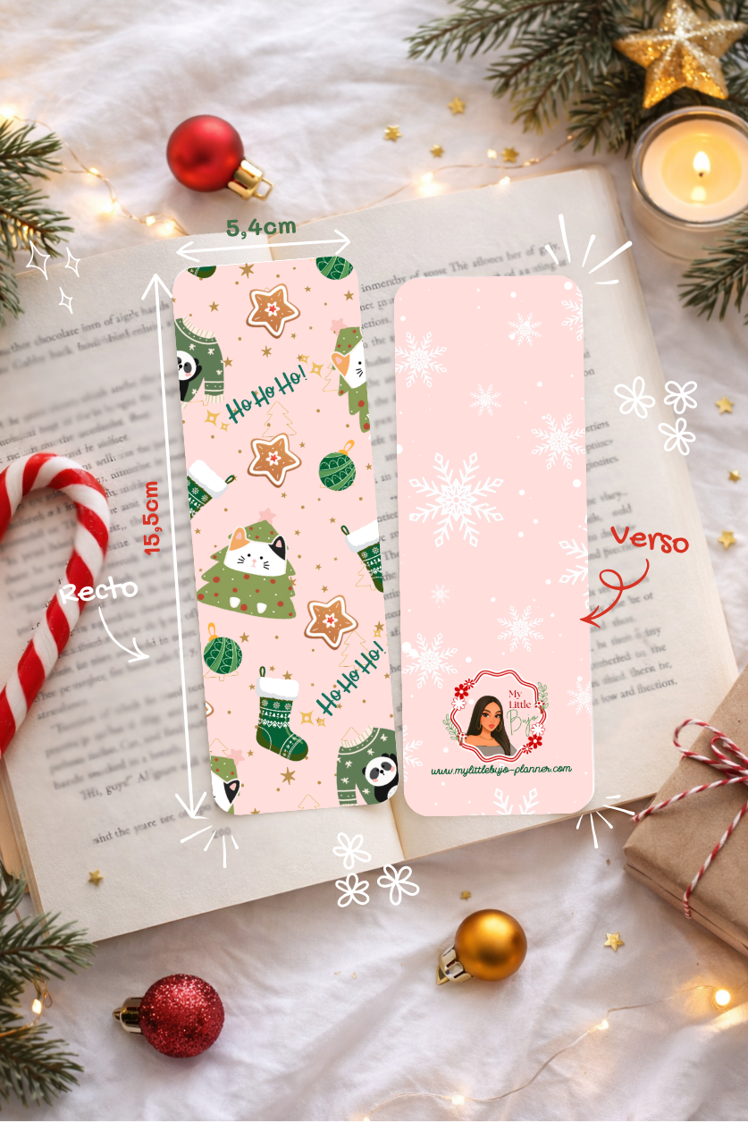 Marque page - Miaou Xmas
