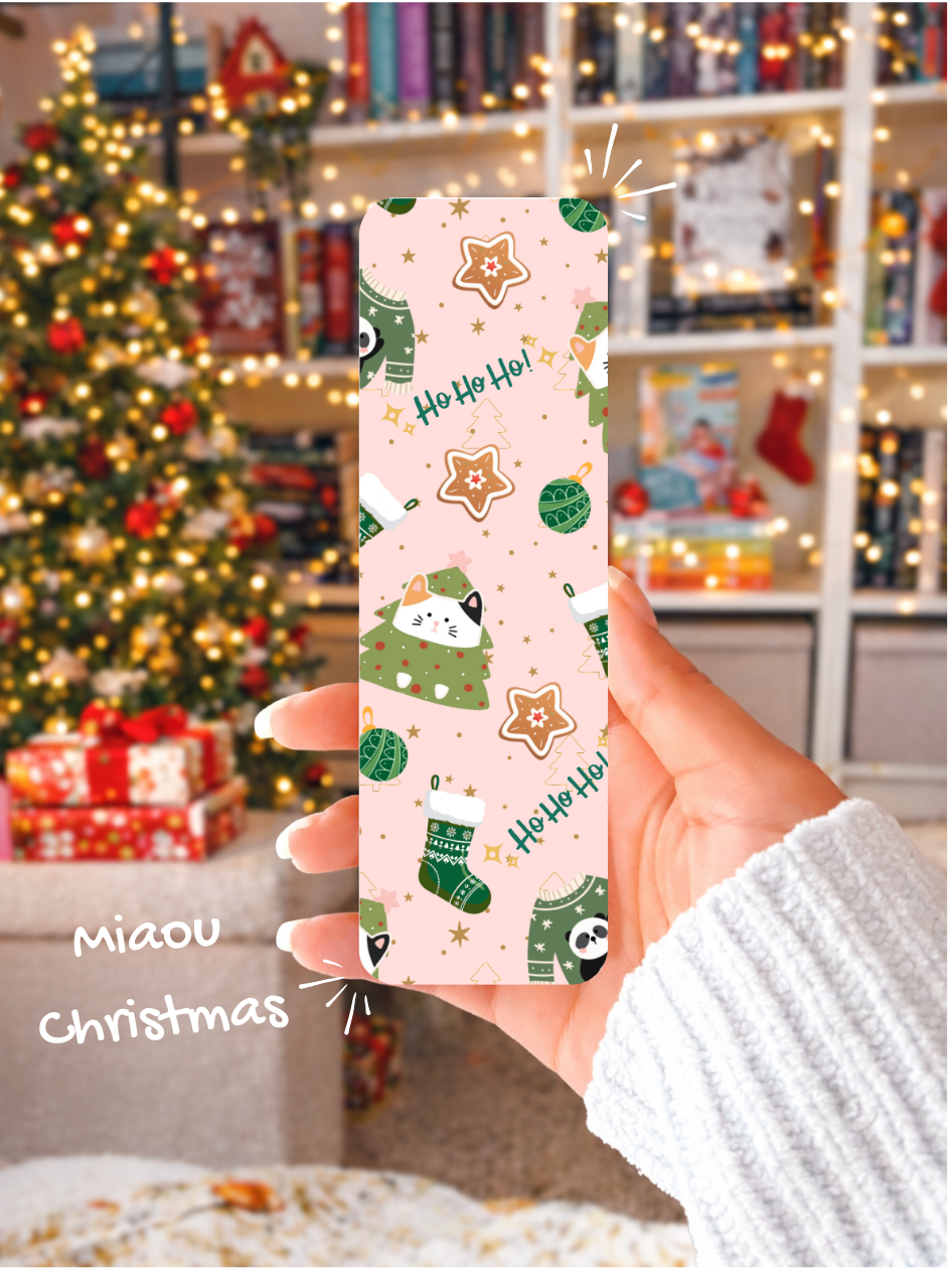 Marque page - Miaou Xmas