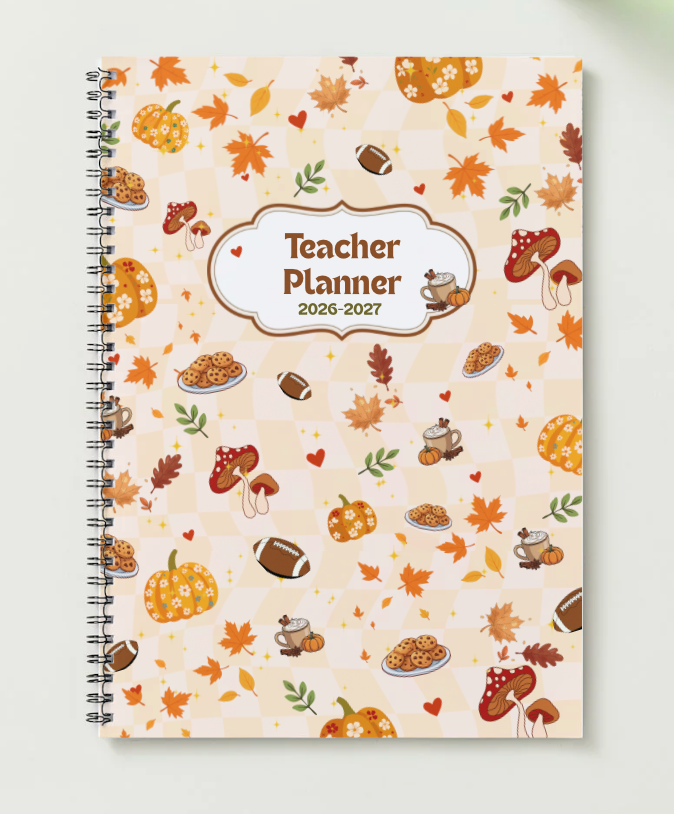 Agenda enseignant 2026/2027 - Autumn Vibes- Spirale