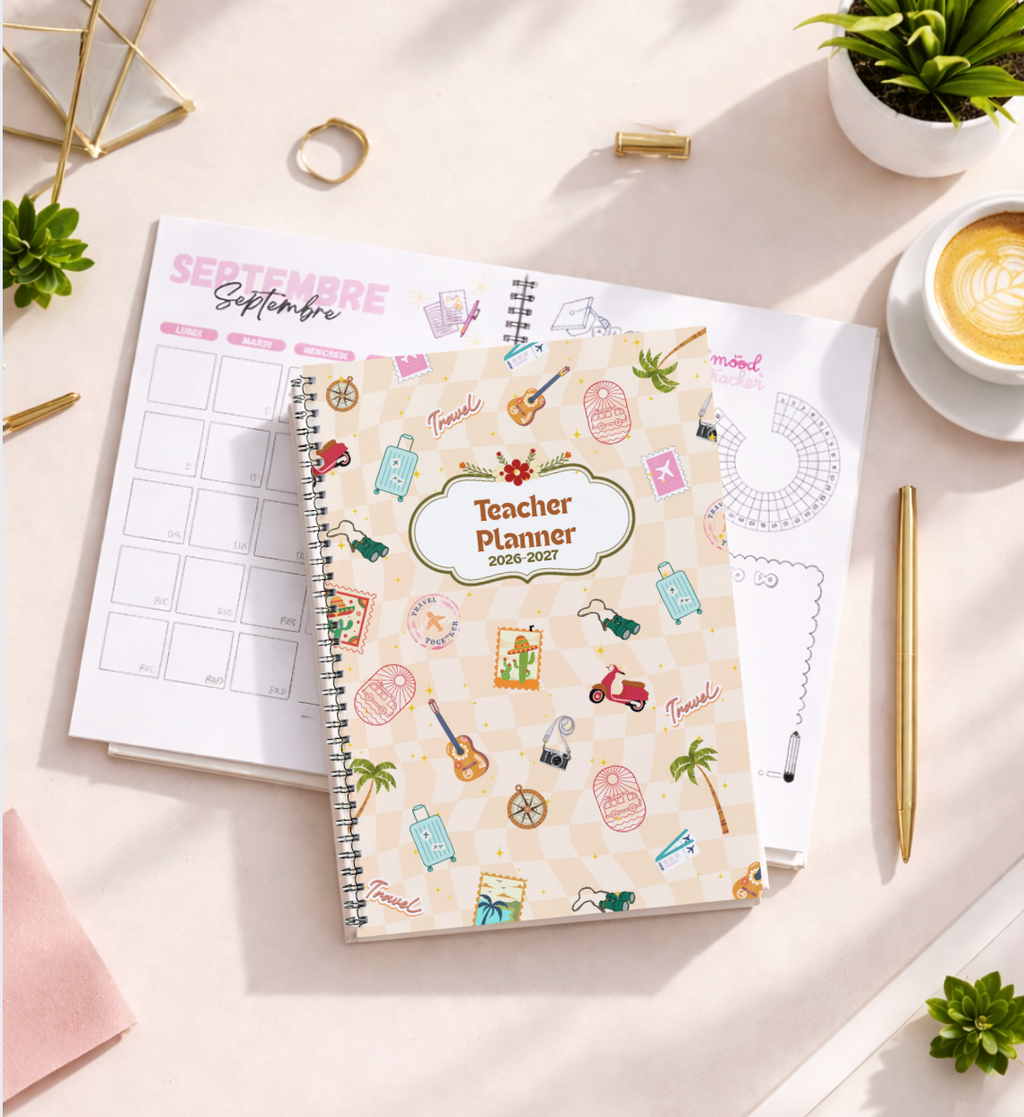 Agenda enseignant 2026/2027 - Travel - Spirale