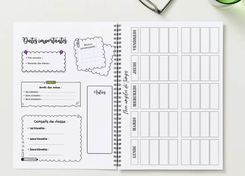Carnet de bord professeur principal - Spirale