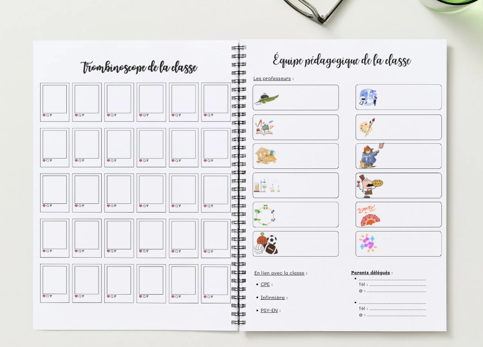 Carnet de bord professeur principal - Spirale