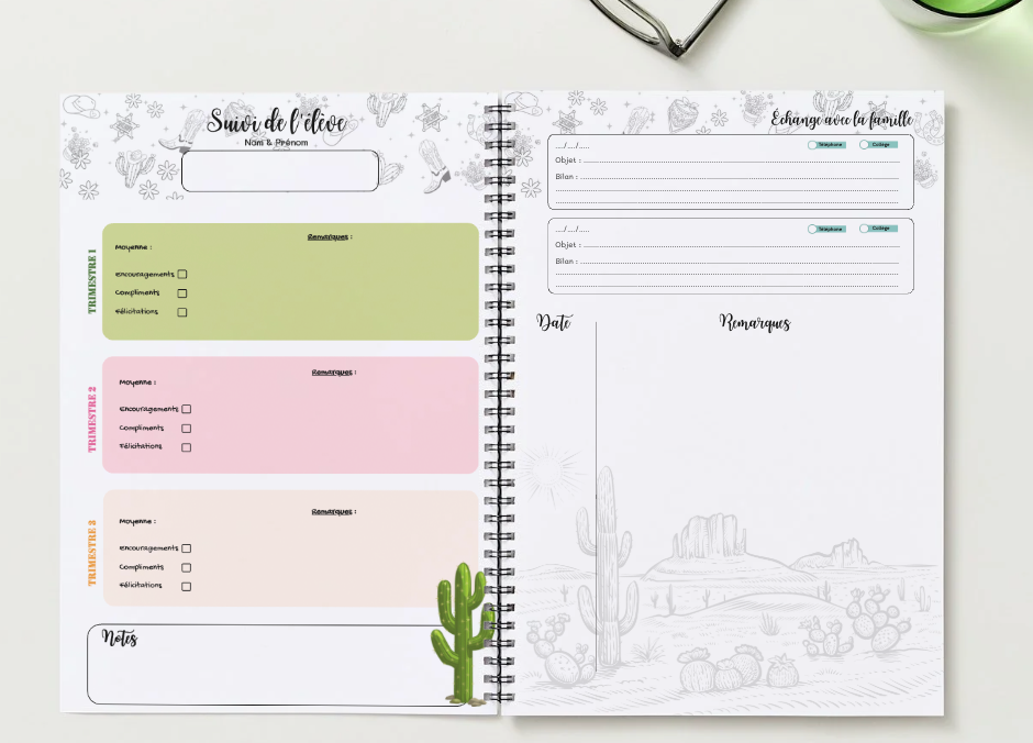 Carnet de bord professeur principal - Spirale