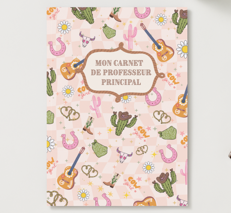 Carnet de bord professeur principal - Reliure à plat
