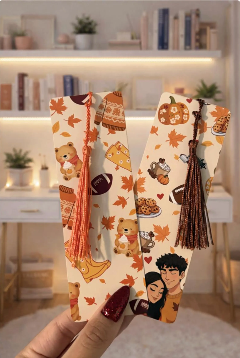 Marque page - Cosy autumn vibes - Ours